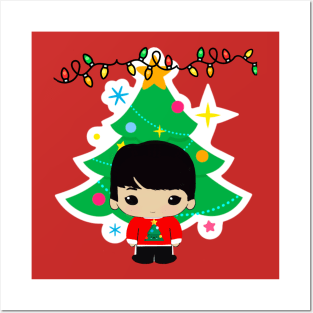 Cute chibi Yuki Christmas version Posters and Art